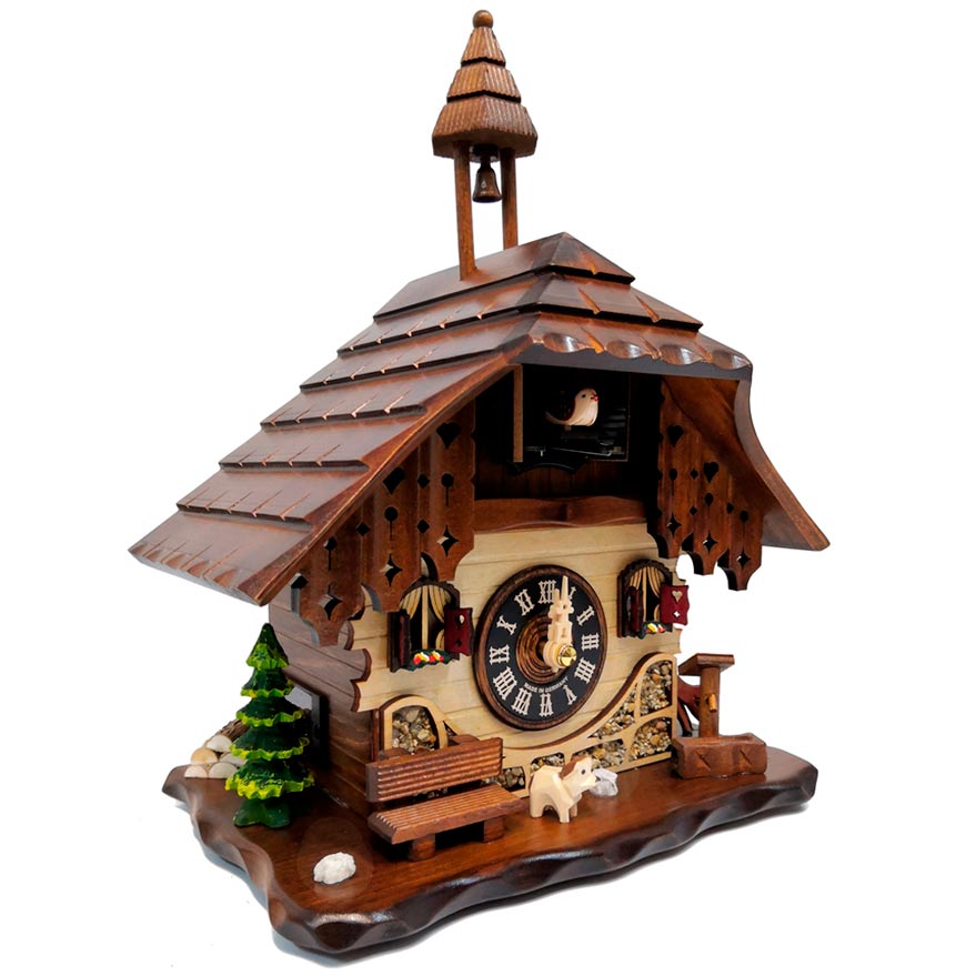 Часы настольно-настенные с кукушкой коричневые Sars SARS ДИЗАЙНЕРСКИЕ 00-3967483 Коричневый  - Вид №1