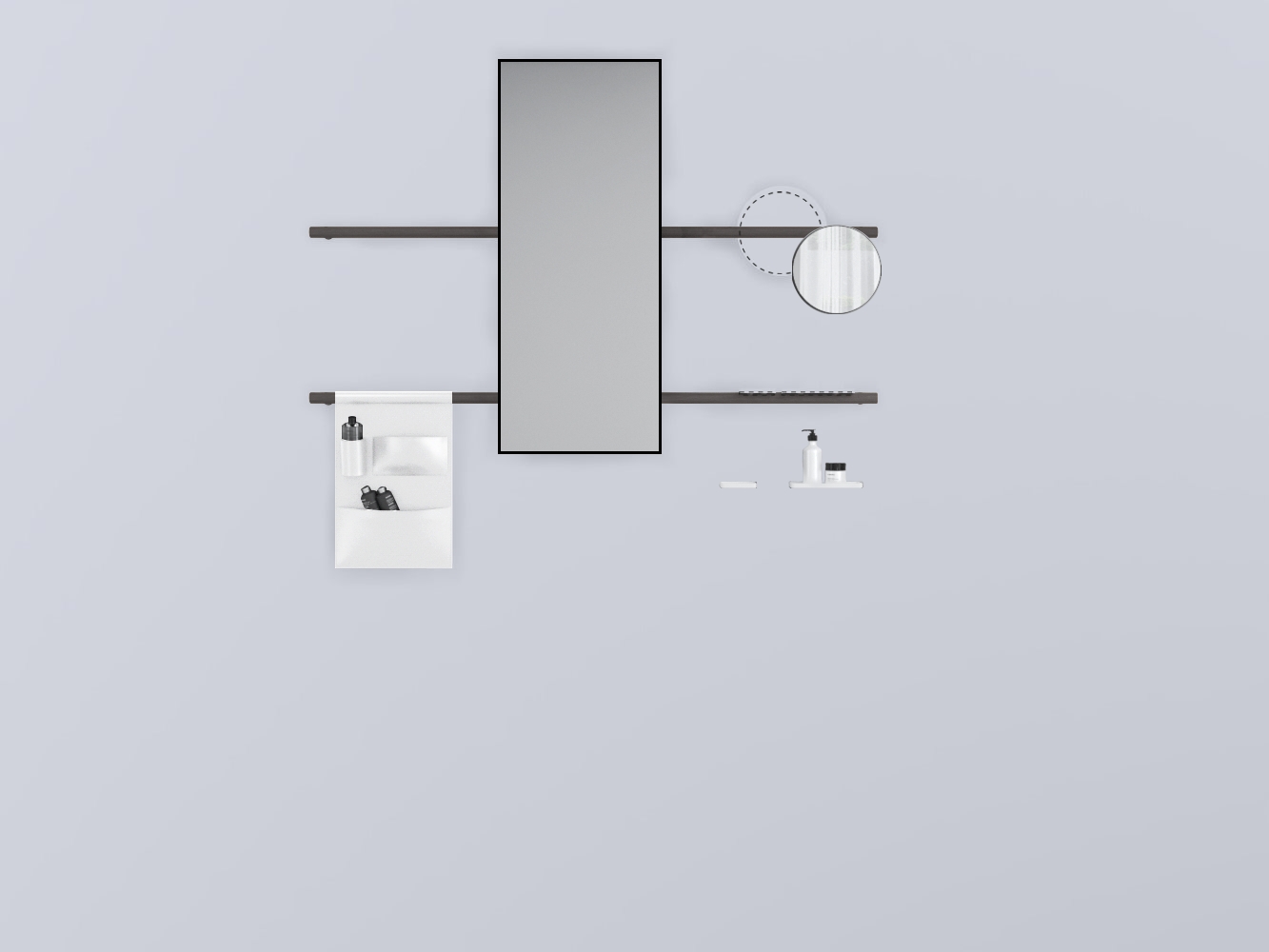 SWSTRE-RG+SWSPR-NM+SWSPI-CM+SWM10-BI+SWM20-BI+SWSCR-BI . прямоугольный дерево cielo Siwa Ceramica Cielo