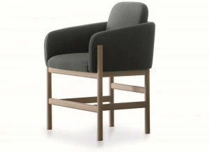 ZANETTE Стул с обивкой и подлокотниками Hood