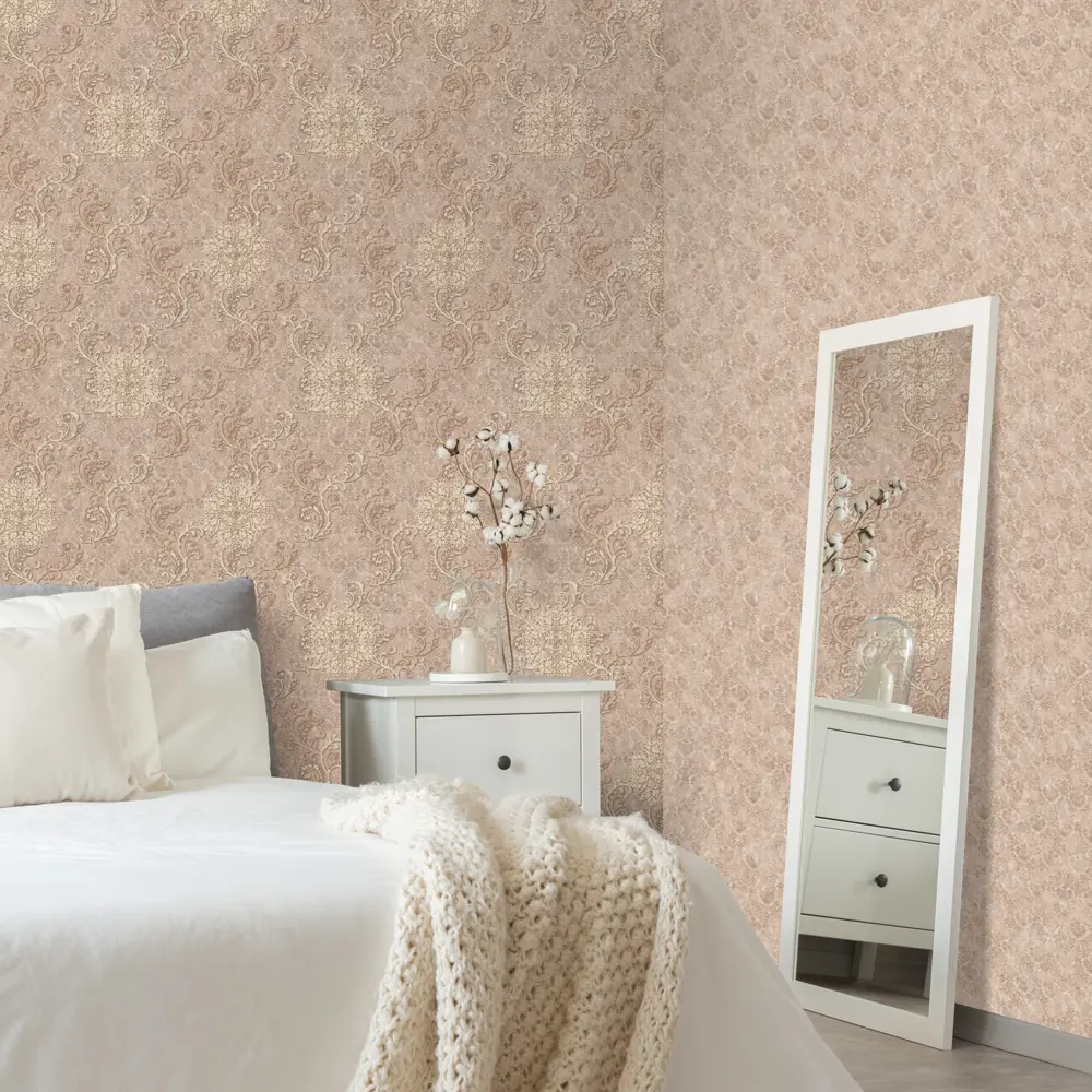 Обои флизелиновые Euro Decor Marco коричневые 1.06 м ED7116-02 88477405 STLM-2100400 - Вид №3