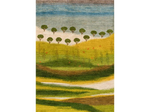 Прямоугольный шерстяной ковер