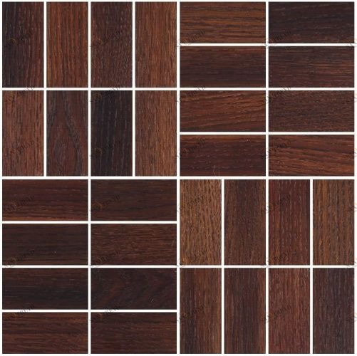 Мозаика и 3D панели из дерева Da Vinci Мозаика Comfort Thermo Wood 061 Дуб Селект (Гладкая) 288х288 мм 1301100061