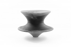 Magis Spun SD663 Стул вращающийся из полиэтилена. Цвет: Серый Серый антрацит-Светло серый.