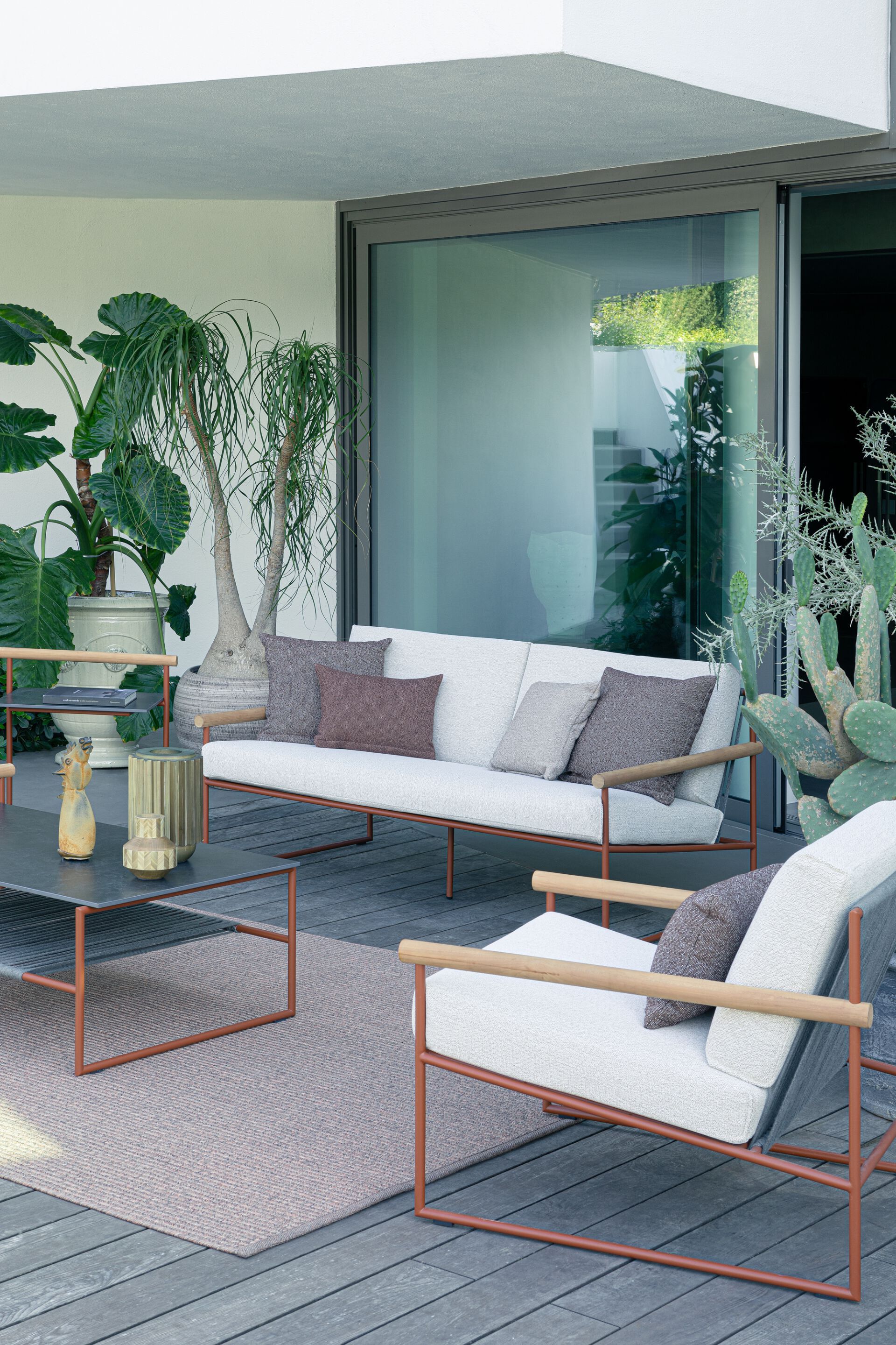 Ткань сани сад стул с подлокотниками Atmosphera труба ARCH-00055811 - Вид №4