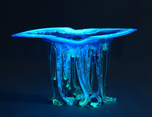 Стеклянная скульптура / центральный элемент