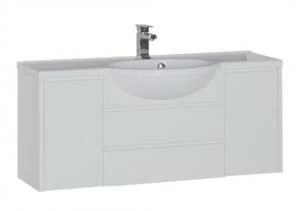 Тумба под раковину Aquanet Лайн 120 белый