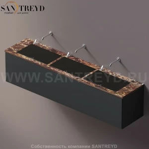 AELLM0CC32022DD Подвесная раковина настенная прямоугольная Agape Ell