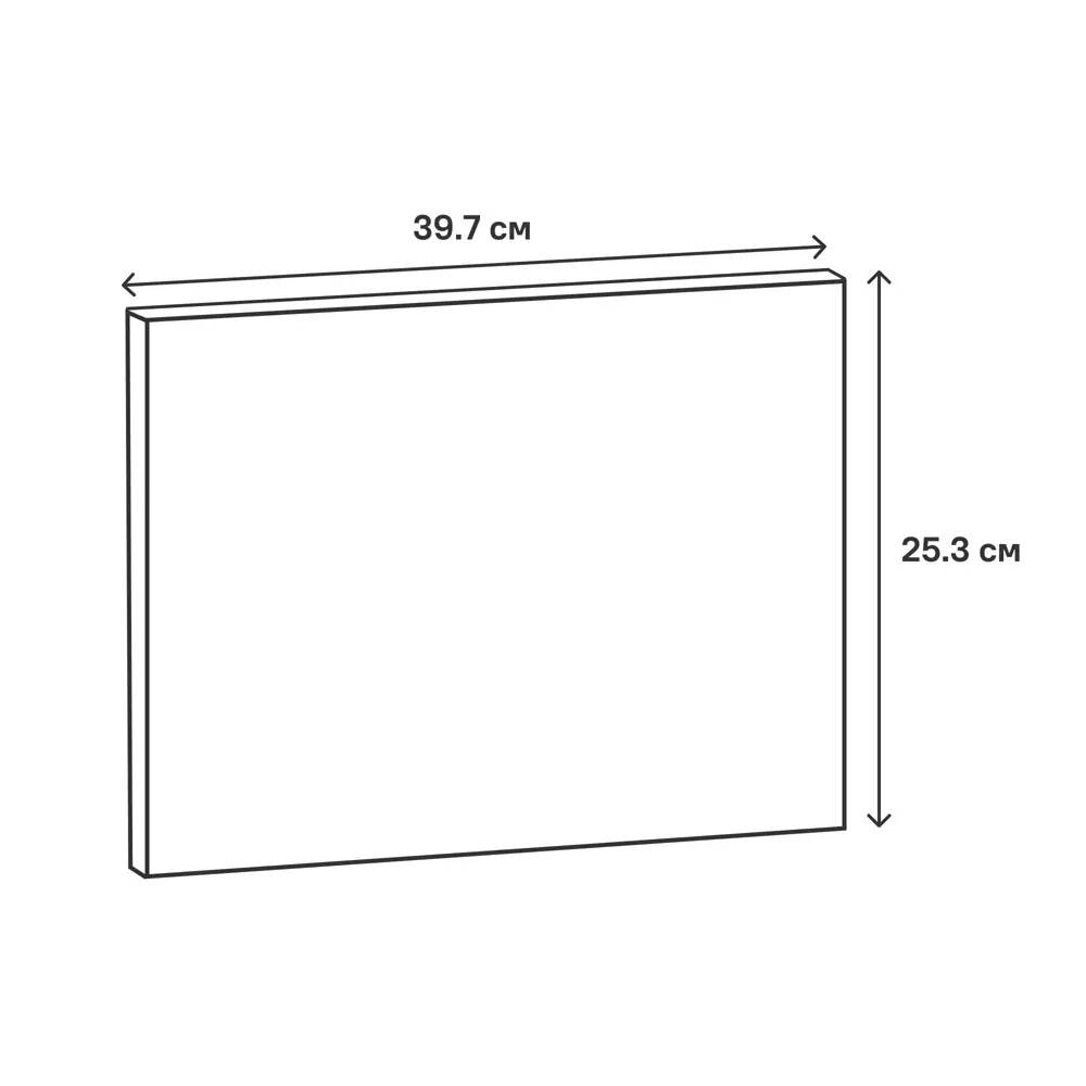 Фасад кухонный DELINIA ID Инта белый с филенкой 39.7x25.3 см 89340154 STLM-0878712 - Вид №5