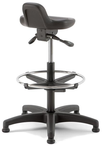 Linea Fabbrica Офисный стул с 5 спицами из полиуретана с подставкой для ног Confort sun-id-1489900 - Вид №1