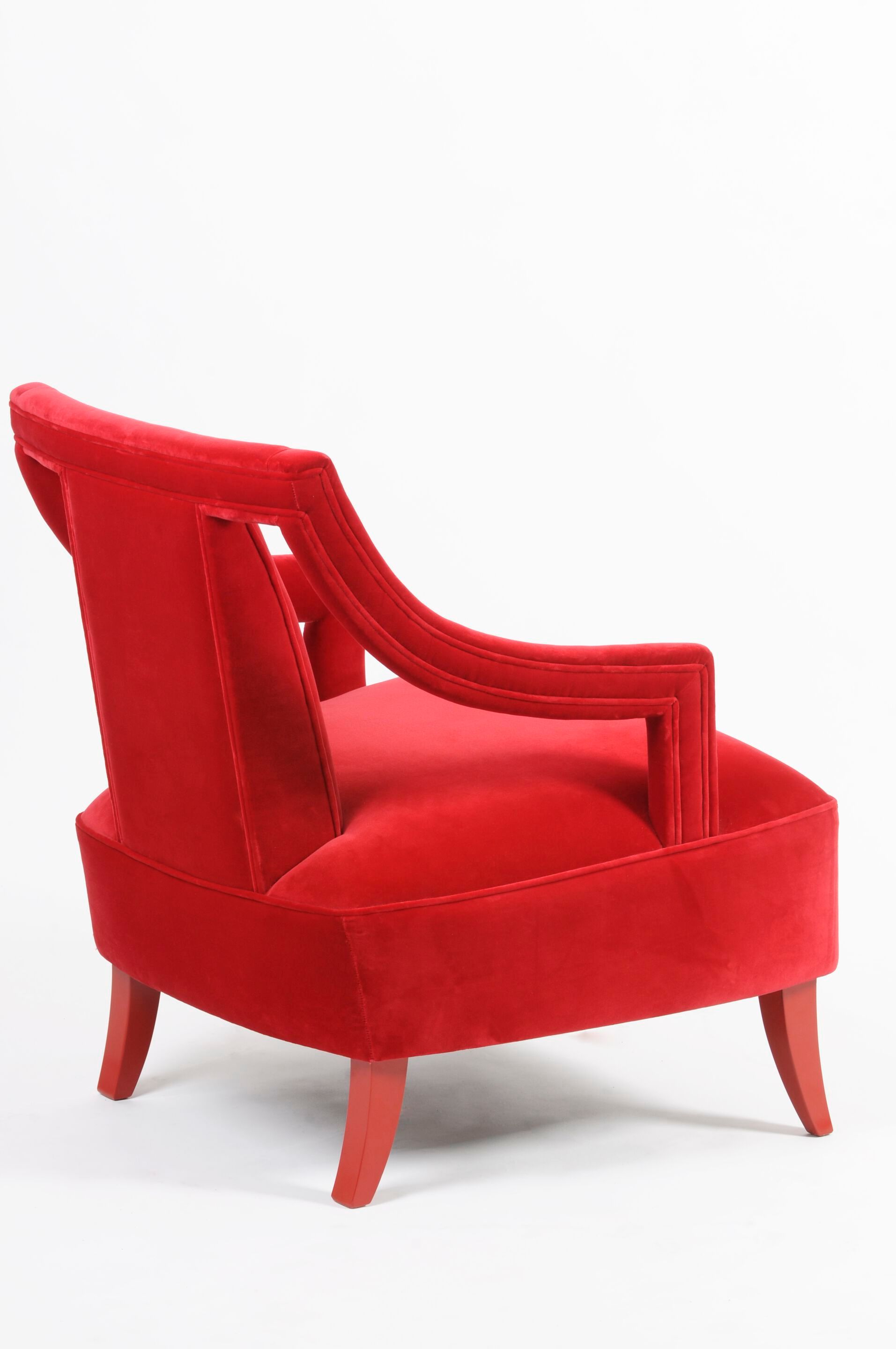 Бархатное кресло с подлокотниками Munna Corset ARCH-00066847 - Вид №5