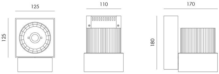 NEXO LUCE Регулируемый светодиодный потолочный светильник Wall-ceiling nexo luce 2060 - Вид №2