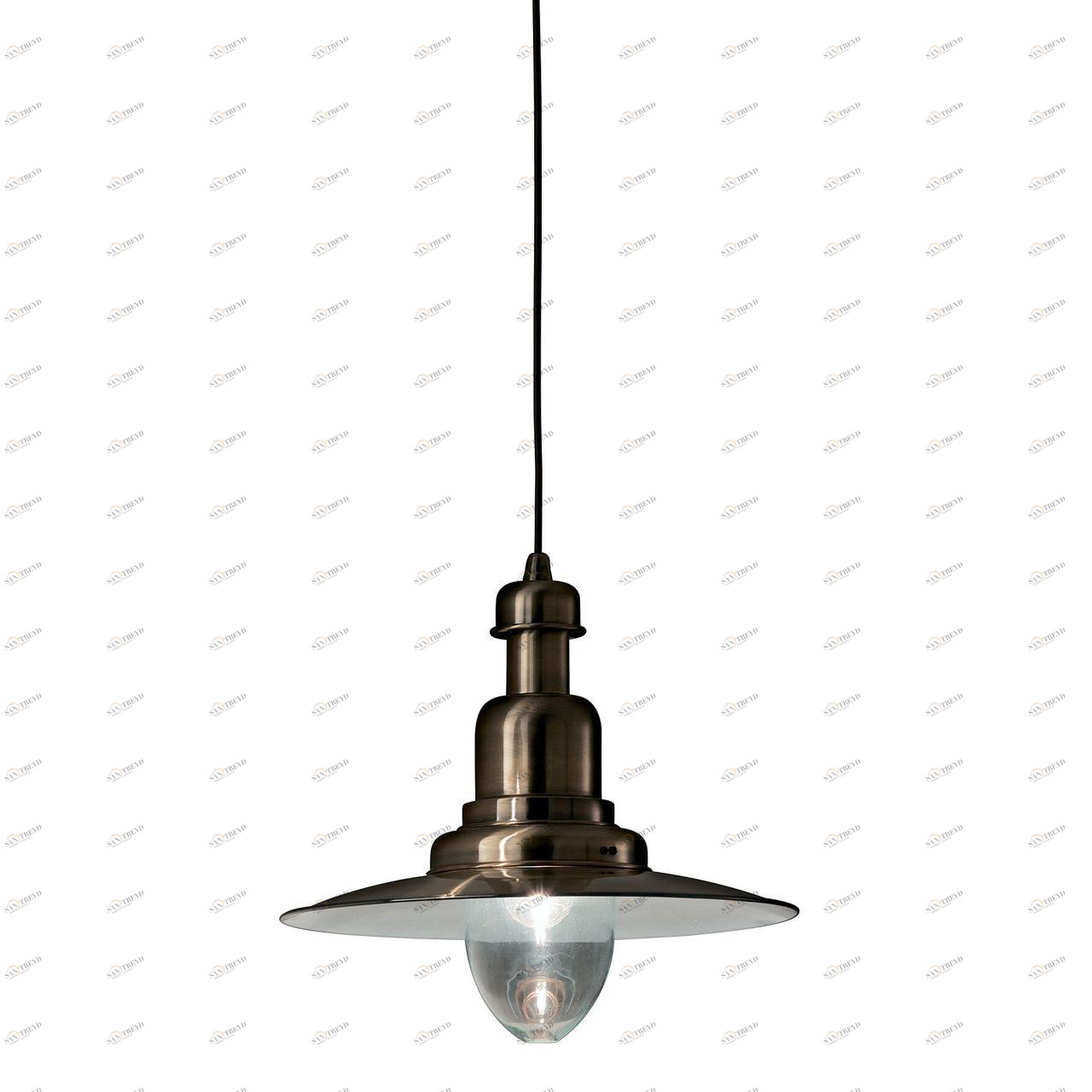 Подвесной светильник Ideal Lux Fiordi SP Big Brunito IDEAL LUX ДИЗАЙНЕРСКИЕ, FIORDI 072641 Прозрачный;черный 