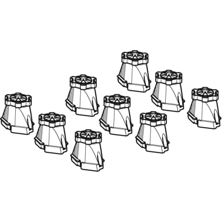 554.953.00.1 Комплект ножек Geberit для душевого поддона Geberit  - Вид №4