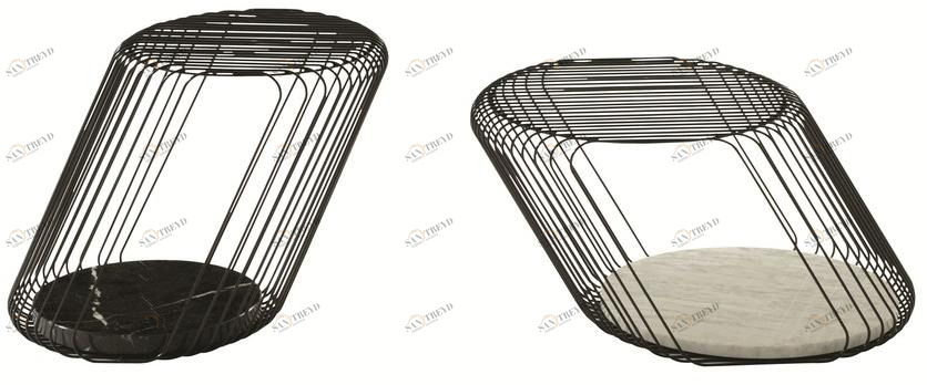 Roche Bobois Сервисный стол из стали Les contemporains sun-id-1435182