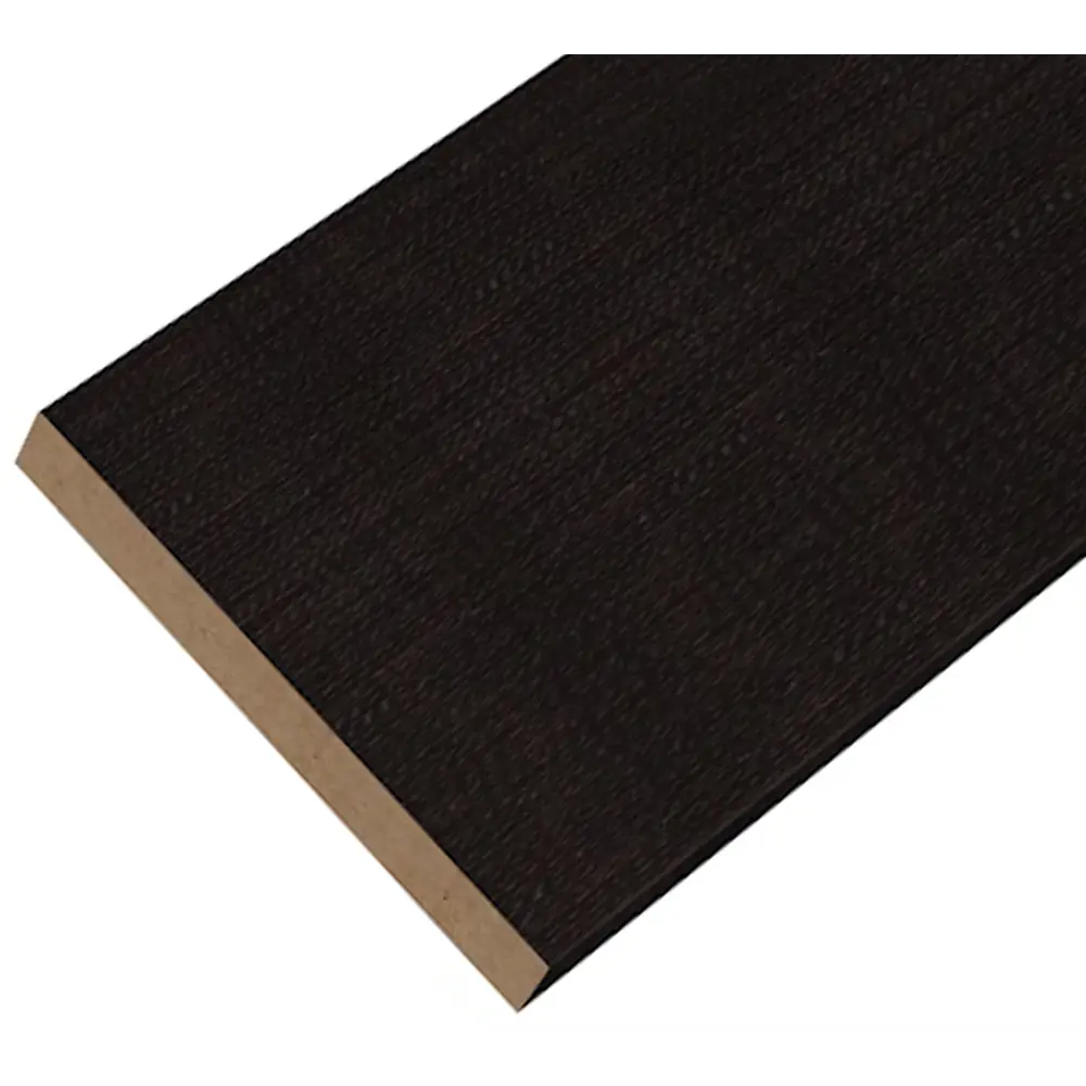 Добор 2070x200x8 мм ПВХ ламинация цвет венге сибирский КРОНОПРОФИЛЬ STLM-2112919