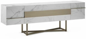 Reflex Комод с дверцами, покрытыми стеклом под мрамор Musa