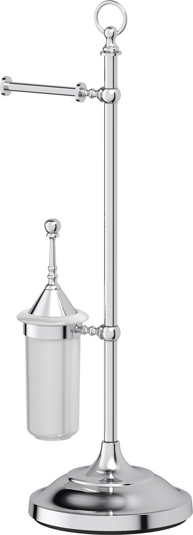STI 033 Стойка с 2-мя аксессуарами для туалета 80 cm 3SC STILMAR CHROME Treesseci 3SC