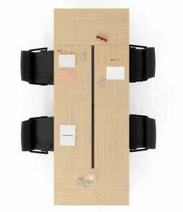 Bralco Стол для совещаний прямоугольный, венге Loopy