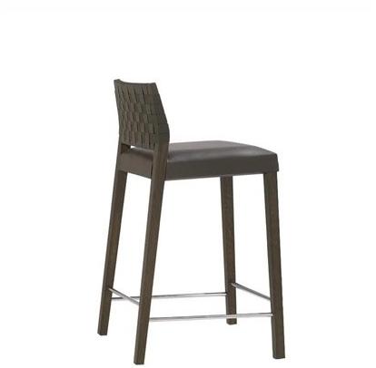 Andreu World Высокий табурет со встроенной подушкой и спинкой Valeria Bq7515- bq7524 - Вид №4