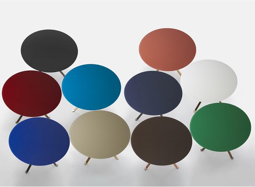 Manerba Круглый стеклянный стол Reflection F22 / fm22 / fm23 - Вид №4