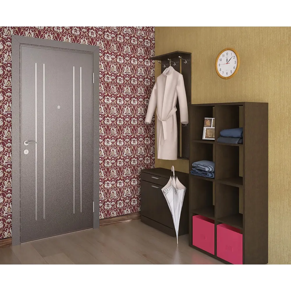 Каркас закрытой обувницы 63x62x30 см ЛДСП цвет венге 18160686 STLM-2119709 Santreyd  - Вид №8