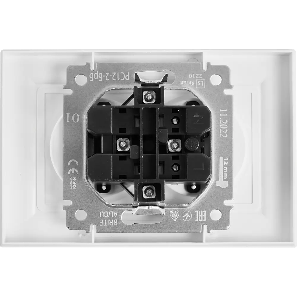 IEK Brite - двойная розетка скрытого монтажа для сухих помещений 87761529 STLM-1406767 - Вид №3
