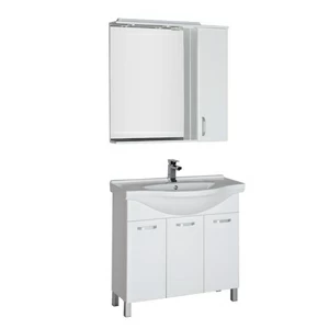 Комплект мебели Aquanet Глория 90 белый