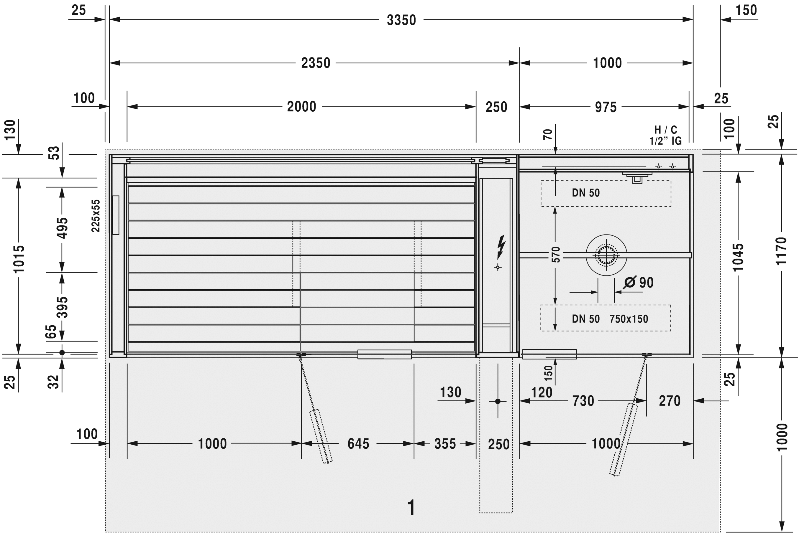 750722002011000 Сауна Inipi Ama, пристенный и угловой вариант Inipi #7507 3350 x 1170 x 2220 мм
Исполнение: белый глянцевый (декор) Белый глянцевый декор Duravit  - Вид №4