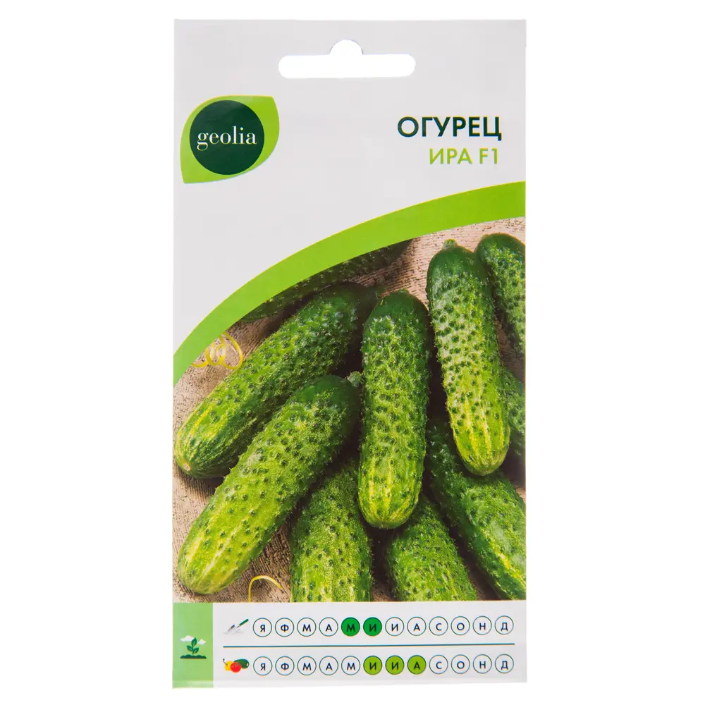 Семена огурца Geolia Ира F1 - ранний урожайный сорт для теплиц и открытого грунта 17584815 STLM-0949193