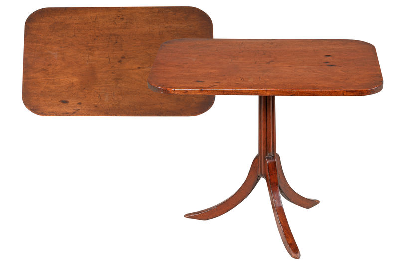 SOR27511 Низкий приставной столик для штатива из красного дерева ijlbrown  - Вид №2