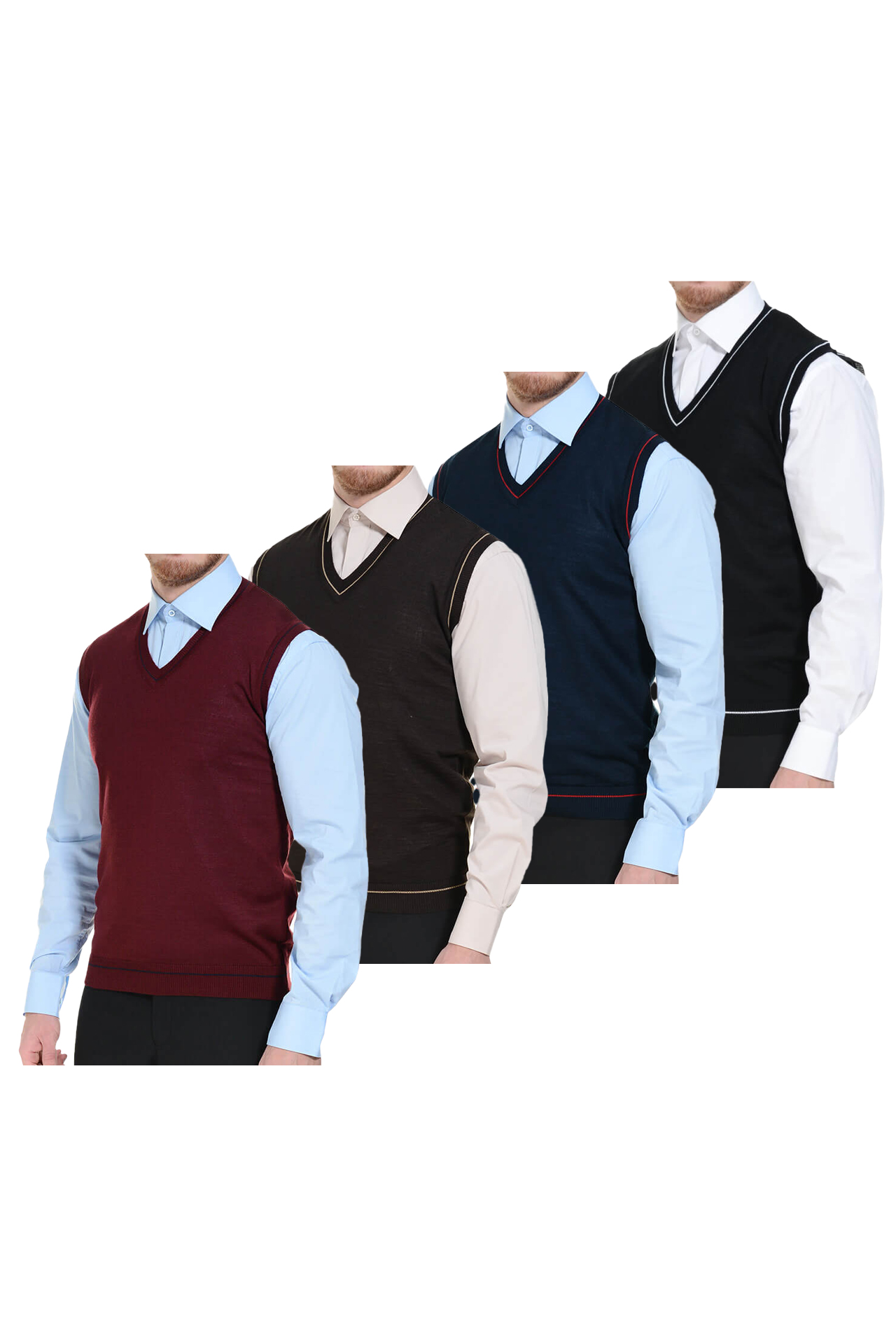 5042986 Жилет трикотажный мужской в ассортименте  Одежда для официантов  размер 56-58 Спецодежда 