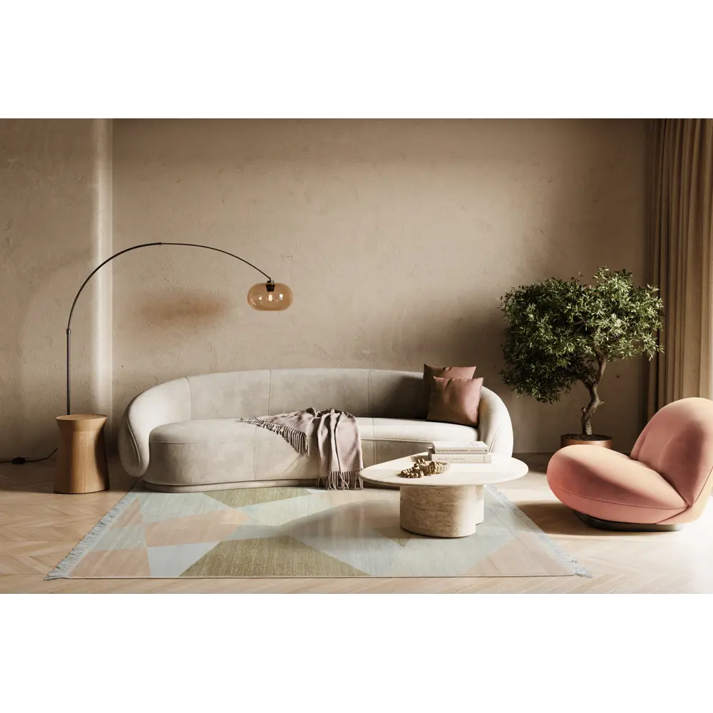 89374982 Ковер Leo 160x230 см вискоза 927977/2929 цвет коричневый STLM-1355904 RAGOLLE  - Вид №7