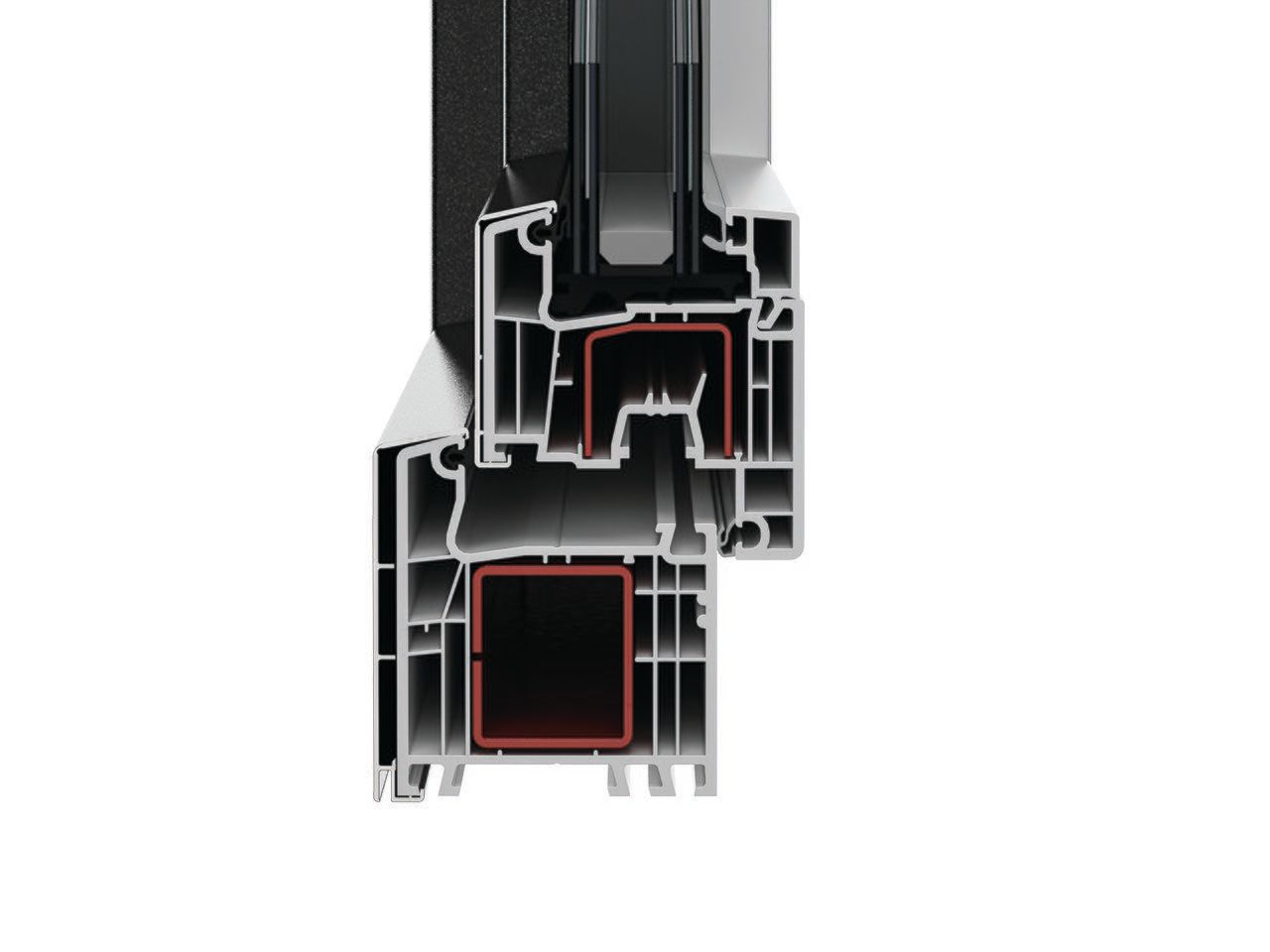 ПВХ/алюминиевые оконные рамы DQG - Diquigiovanni DQG 70 ARCH-00039343 - Вид №3
