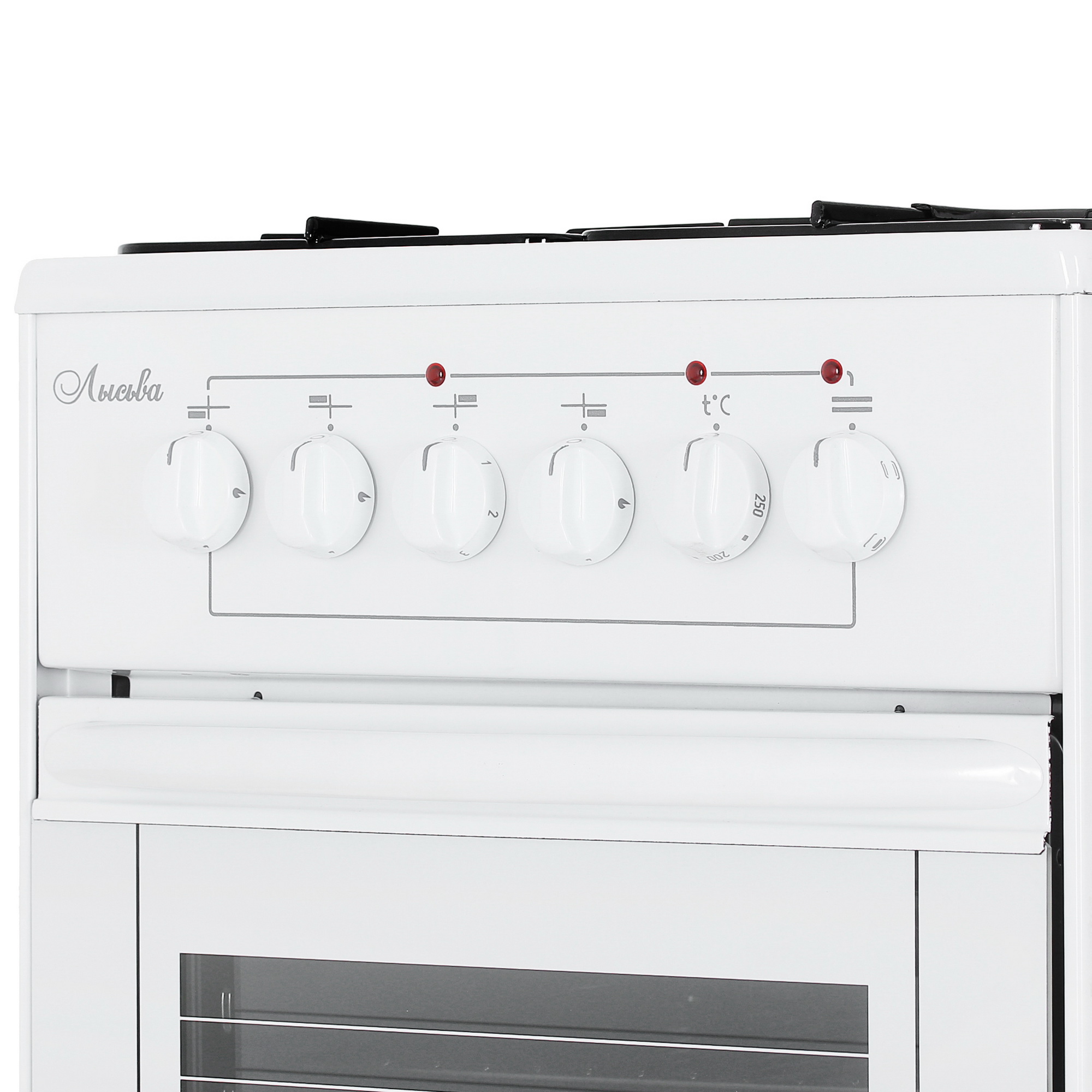 1033262 Комбинированная плита Лысьва ЭГ 1/3г01-2у белый STDN-0053655 - Вид №3