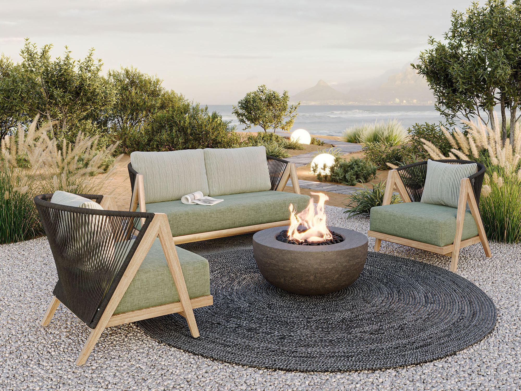 2-местный мягкий ТИК садовый диван Walters Arbor ARCH-00046291 - Вид №8