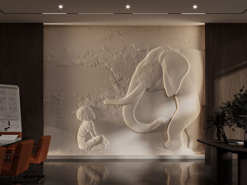 Трехмерная декоративная гипсовая панель WallDeco ENCOUNTER ARCH-00050484