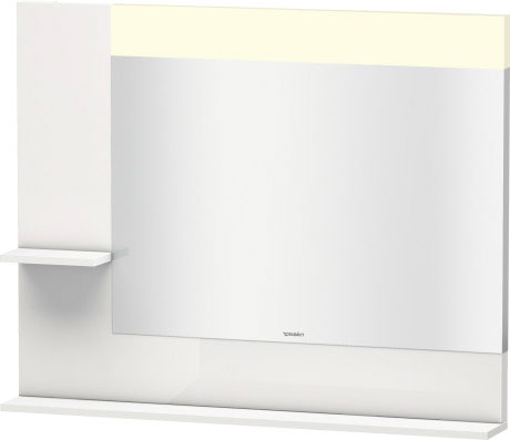 VE731204949 Vero Зеркало с полочками сбоку и внизу Графит матовый, декор Duravit - Вид №2