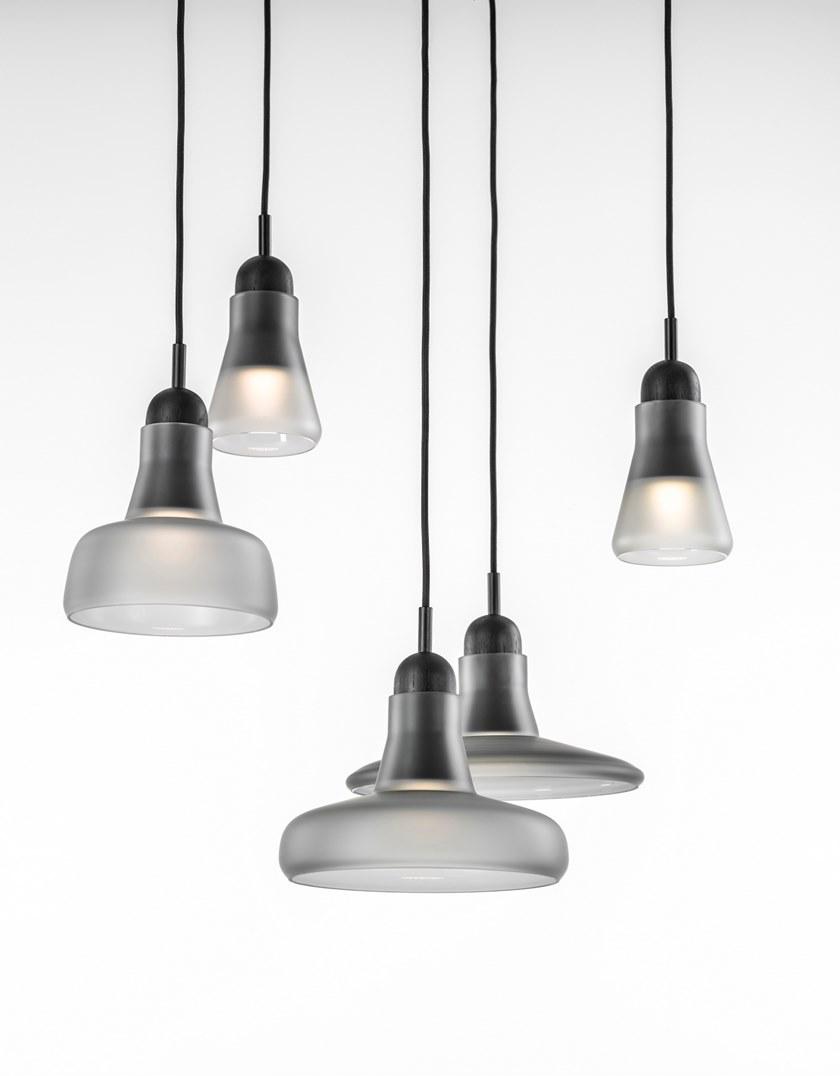 BROKIS Подвесной светильник из дутого стекла с диммером Shadows Pc894-95-96-97 - Вид №6