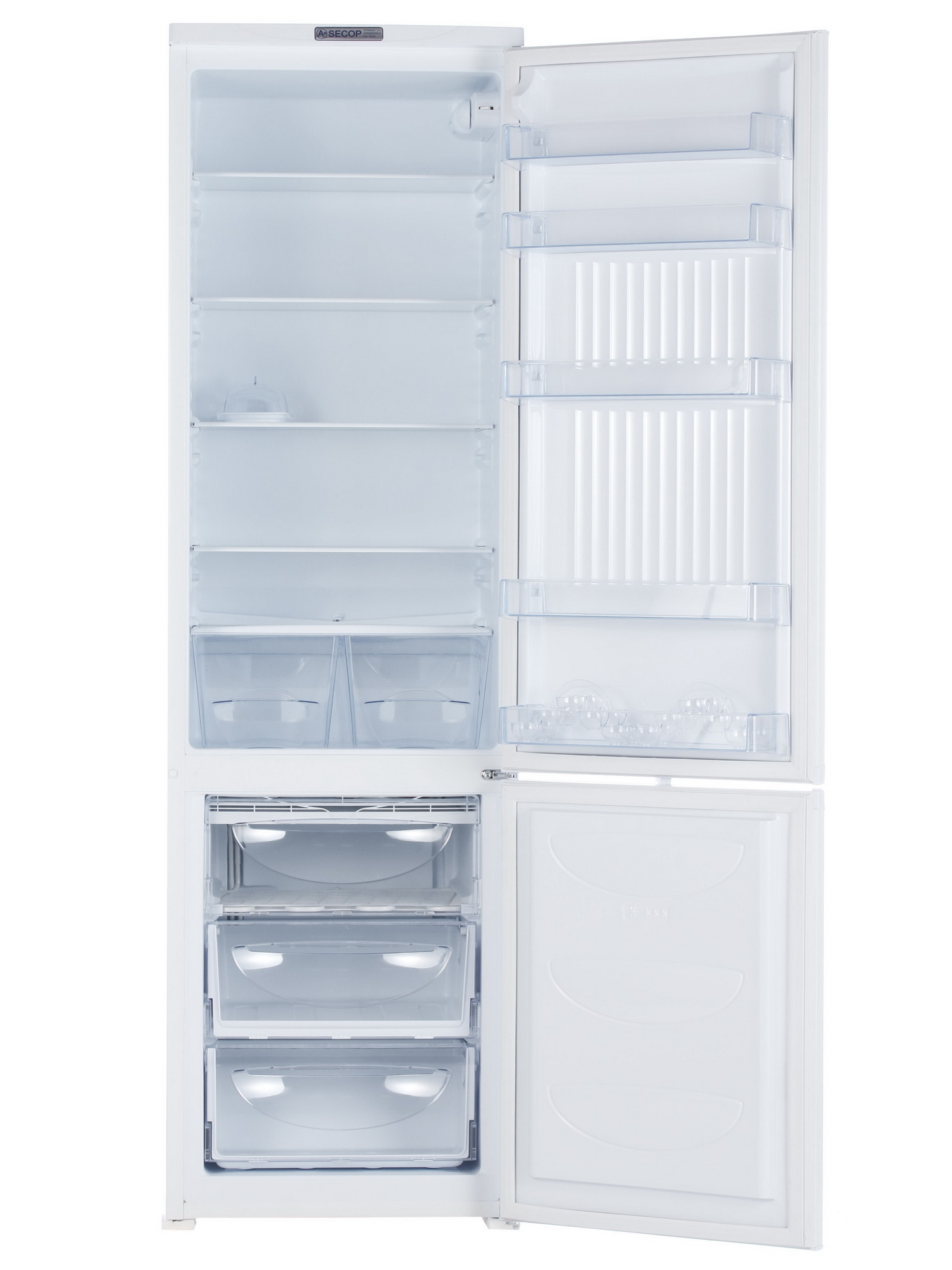 1229494 Холодильник с морозильником   DON R-295 B белый STDN-0049323 - Вид №1