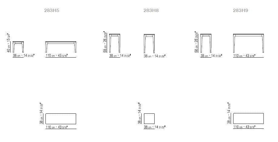 Прямоугольный каменный журнальный столик Flexform Pico Outdoor ARCH-00030245 - Вид №4