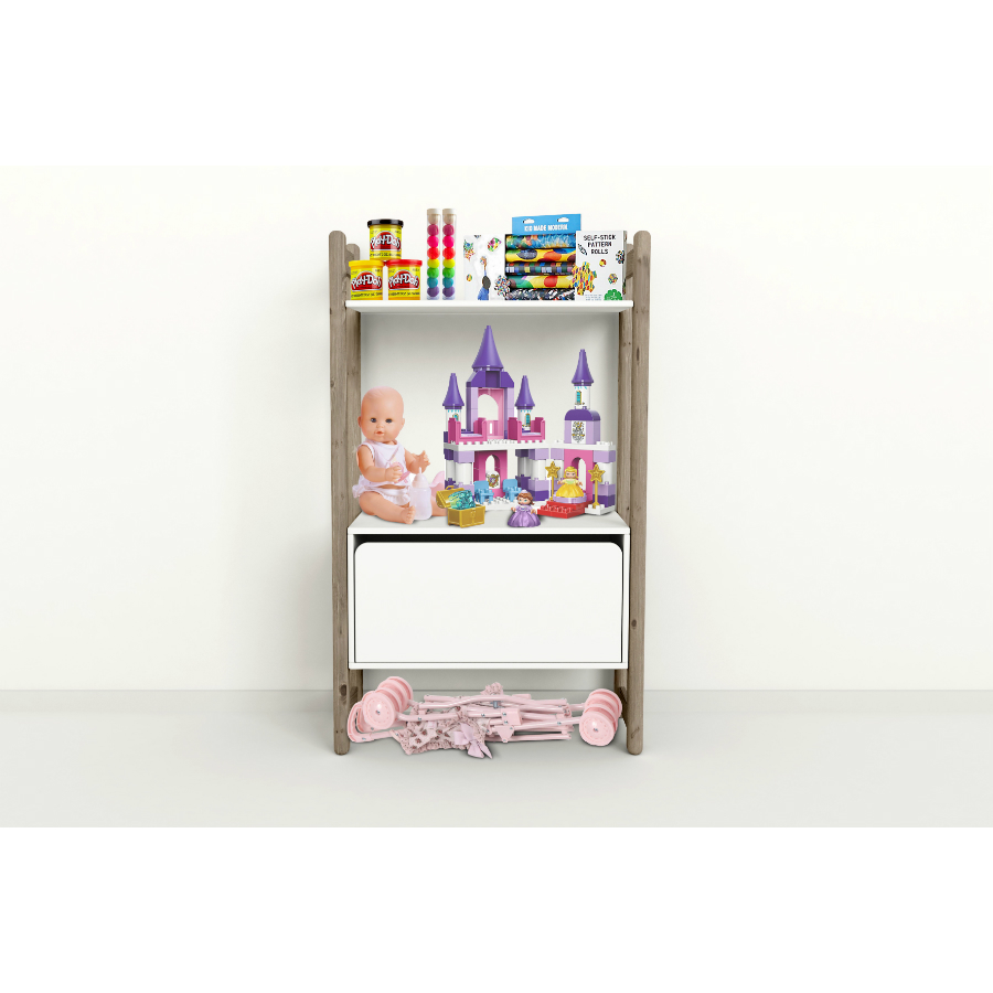 Гарнитур Midi В, 1 полка и 1 комод, коричневый Flexa 812630314 - Вид №2