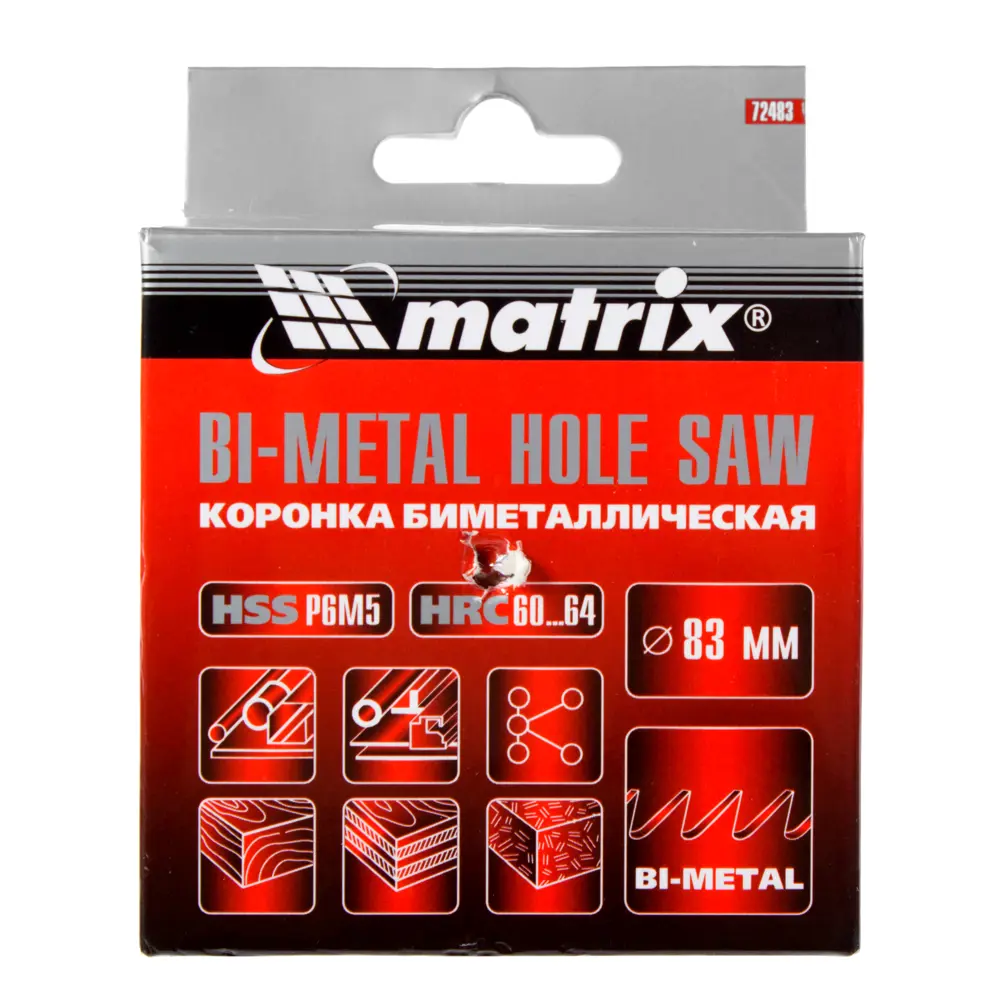 Коронка для металла Matrix Bi-Metall D83 мм 17916007 STLM-2075262  - Вид №1