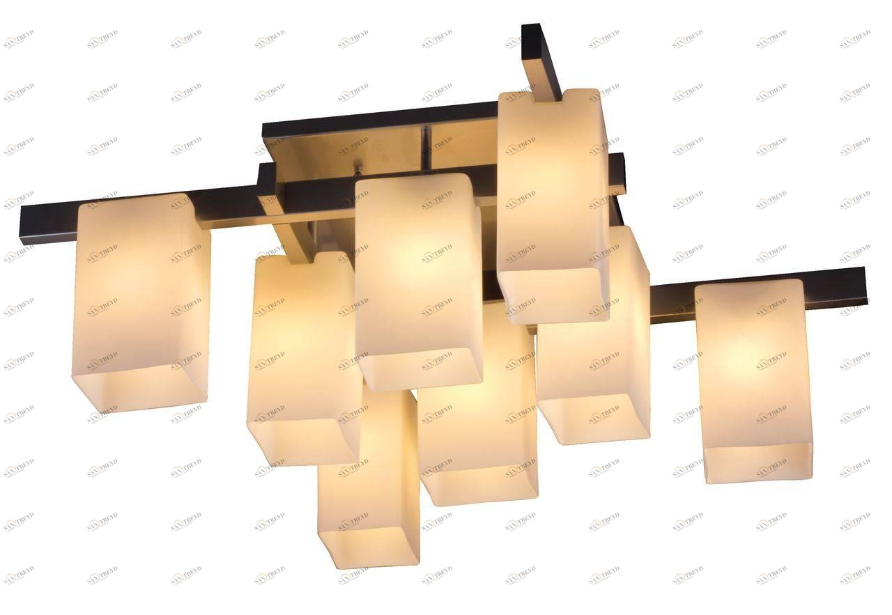 Потолочная люстра ST Luce Caset SL541.102.08 ST LUCE ДИЗАЙНЕРСКИЕ, CASET SILVER 058449 Белый 