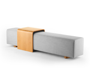 Скамейка из ткани