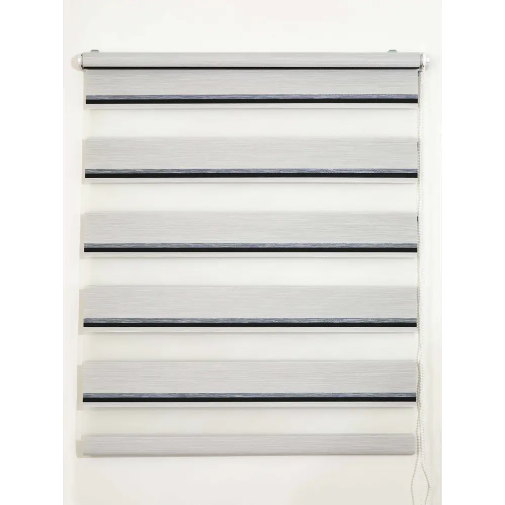 Штора рулонная день-ночь Лечче 180x175 см серая MIAMOZA STLM-2093724