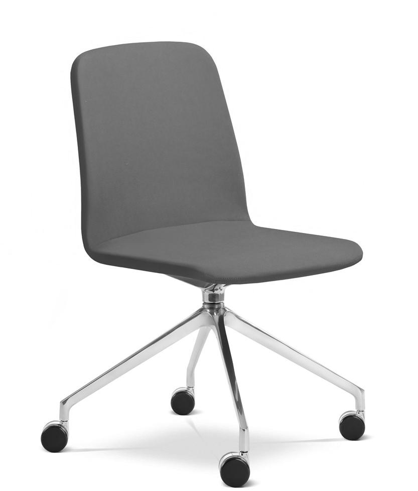 LD Seating Вращающееся офисное кресло из ткани на колесиках Sunrise 152-f75-n6 - Вид №1