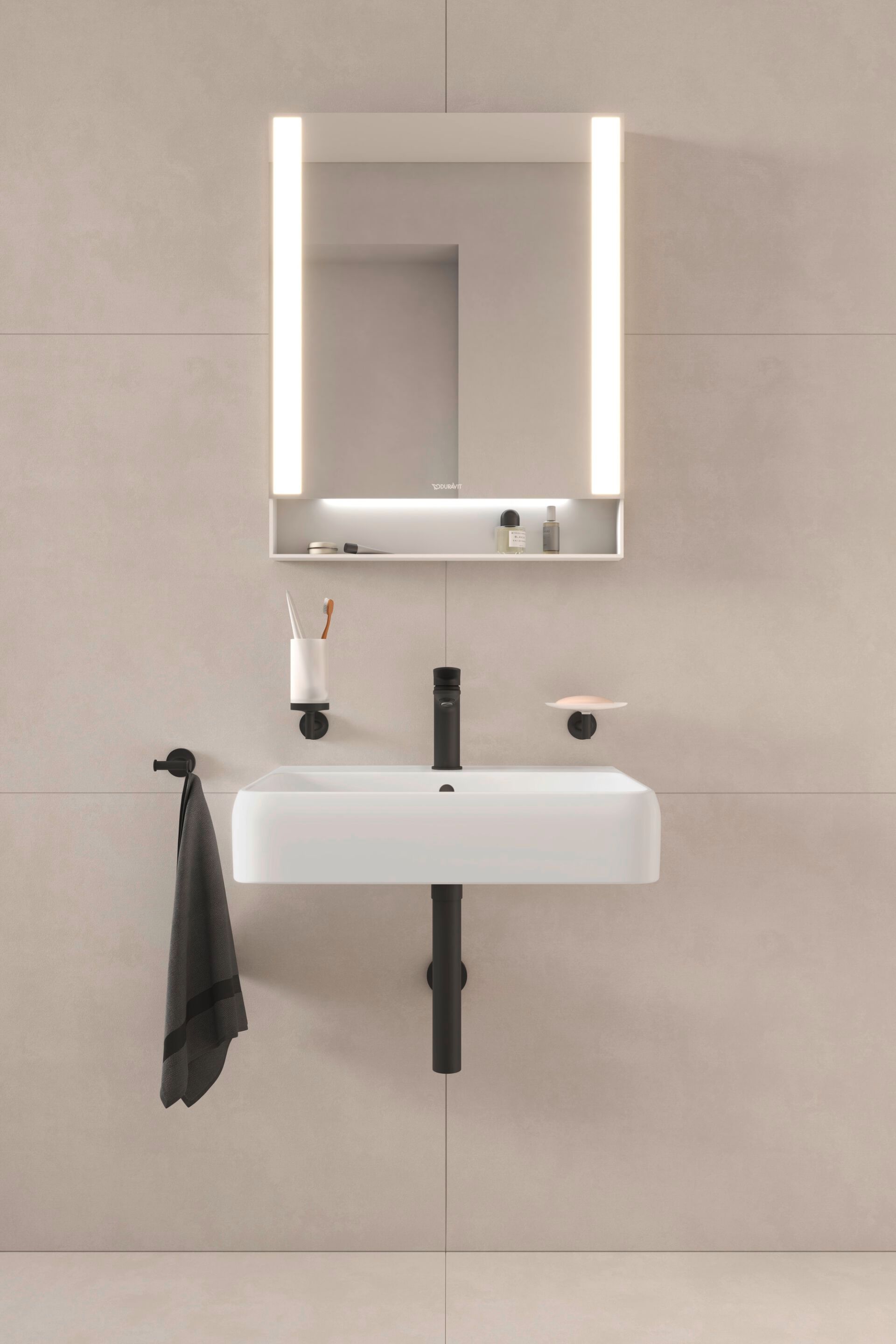 Зеркало с настенным контейнером Duravit Qatego ARCH-00070356 - Вид №6