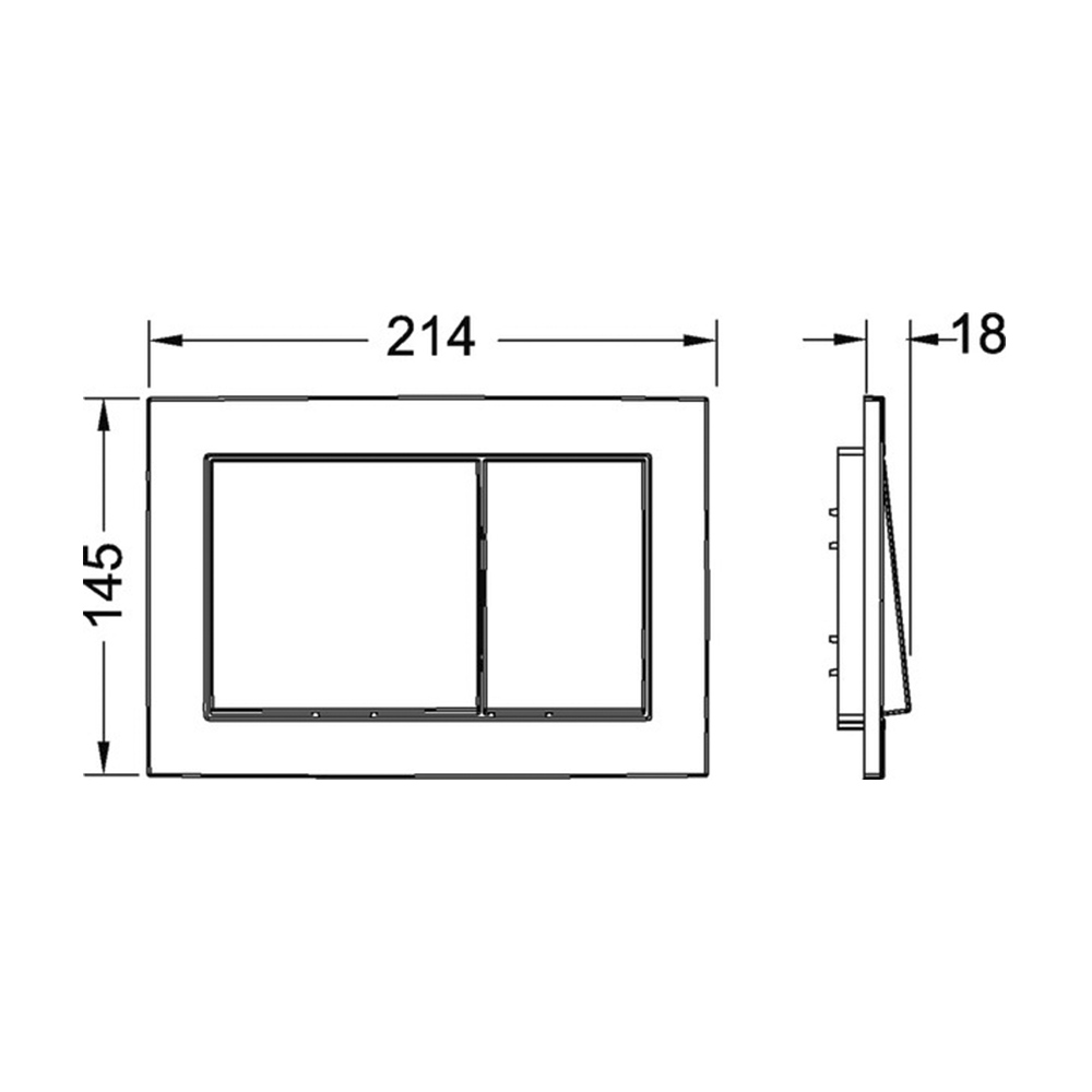 9400406.WC1 Комплекты из инсталляций, панелей смыва и унитазов ТЕСЕ V04 Tece  - Вид №5