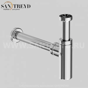 RA051CR Круглый сифон 5 см хромированный Globo ACCESSORIES Италия