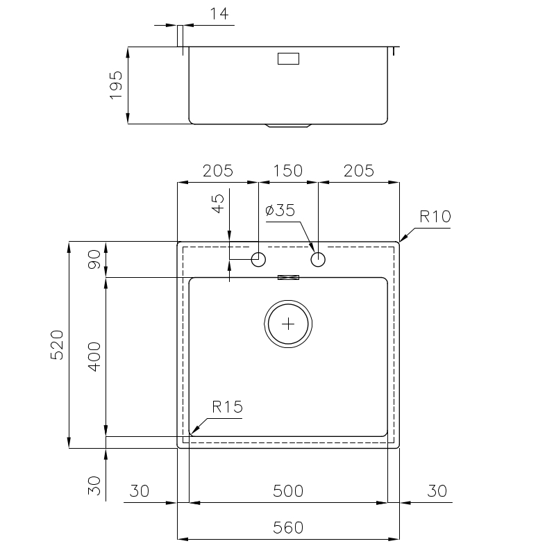 2265080 Мойка KE Vintage - 2265080 Fosterspa  - Вид №1